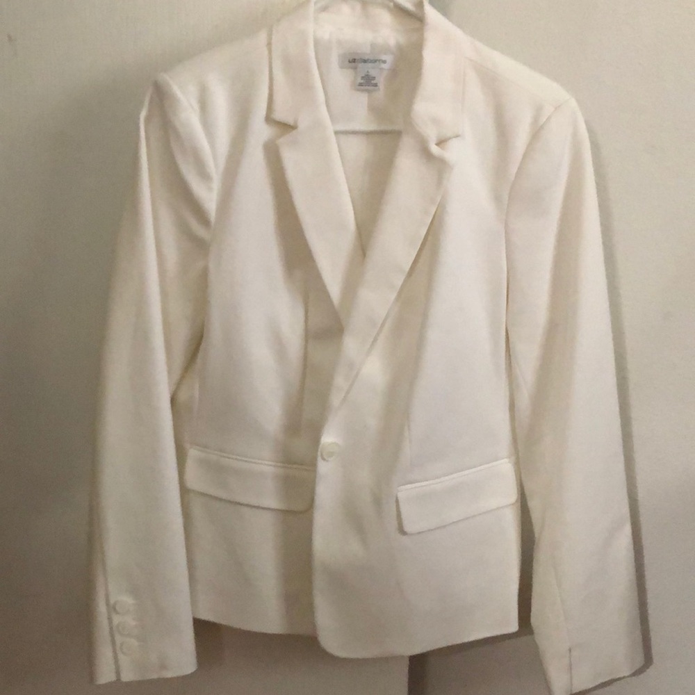 White Liz Claiborne Blazer Jacket